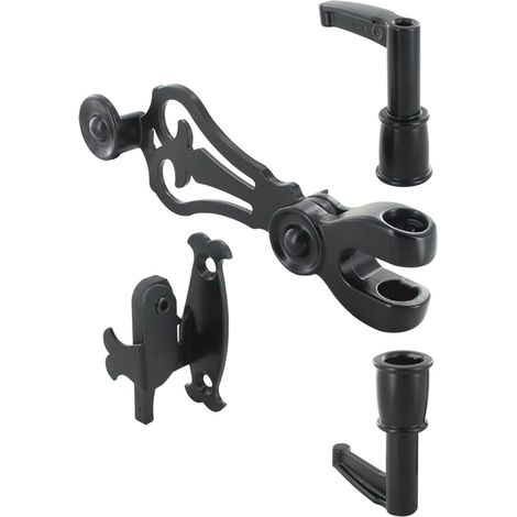 Accessories for Shutters – Black Aluminium – Traditional Design – Closure System for Shutters and Shutters (1/3)