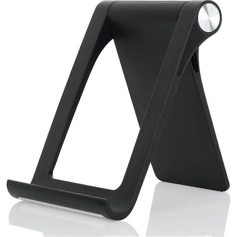 Support pour téléphone portable - Multi-angle réglable (noir) (1/5)