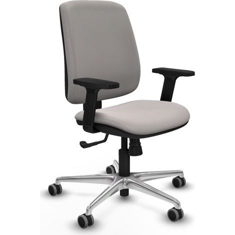 Chaise de bureau piqueras y crespo Alares cuir synthétique blanc (1/2)