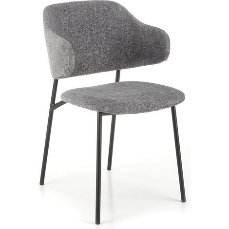 Silla Houston 1641, Gris, 82x52x62cm, Tapiz, Metálico (1/5)