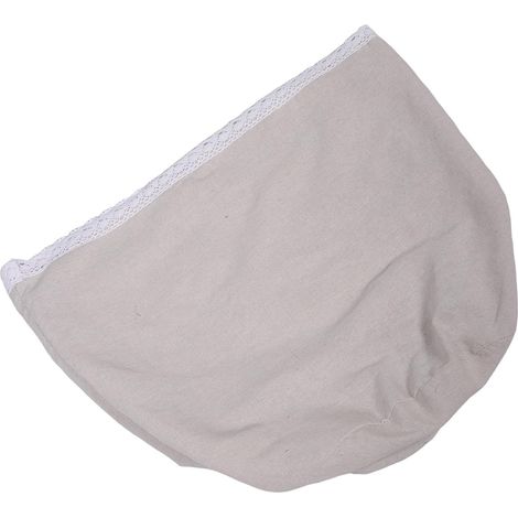 Doublure de Remplacement Facile D'entretien Style Campagne Rustique en Tissu Beige pour Panier à Linge 70l Adaptée pour Maison et Salle de Bain (1/5)
