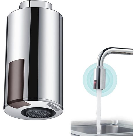 1 Adaptateur Robinet Sans Contact, Détection 0,1s, Économie Eau, Protection Débordement, Cuisine Salle De Bain (1/5)