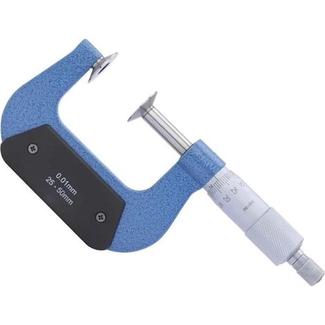 Micromètre Micromètre 0-25 mm 25-50 mm Précision 0,01 mm Micromètre à disque Calibre extérieur Outils de mesure(25-50mm) (1/5)