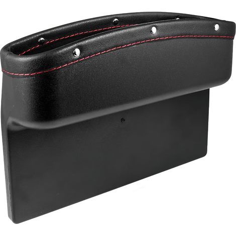 Boîte Rangement Siège D'auto, Boîte Rangement Siège Écart Voiture, Auto Seat Gap Organisateur, Boîte de Rangement boîte à Gants pour Voiture (Noir) (1/5)