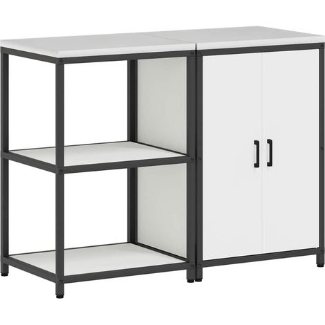Maison Exclusive - Set di Stoccaggio per Cucina HATTEM 2 pcs Bianco