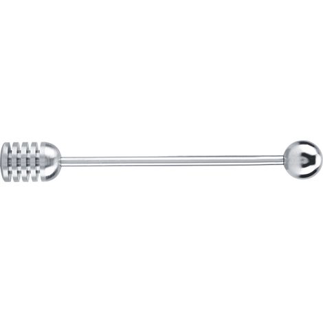 Honiglöffel, Schneebesen und Rührstab aus massivem Edelstahl, robustes Küchenutensil (1/5)