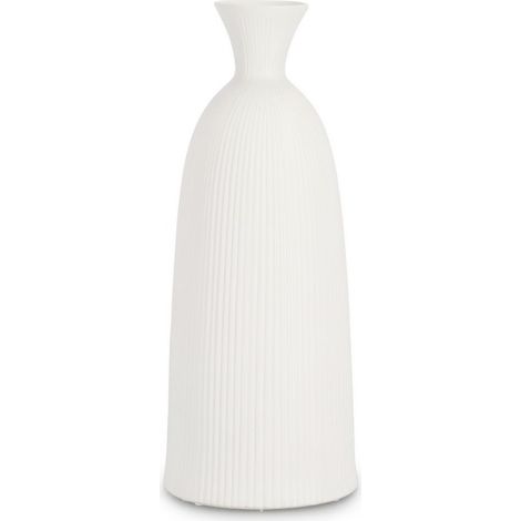 VASO CERAMICA STRIPED BIANCO H.57 BIZZOTTO (1/3)
