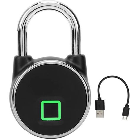 Lecteur d'empreintes digitales intelligent, affichage de la date, application Bluetooth, étanchéité IP65, longue autonomie, portable, sécurité domestique. BRILVIBERA (1/4)
