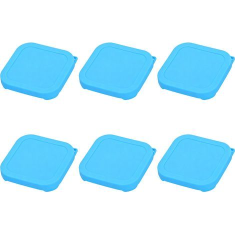 Couvercles de cuisine colorés en Silicone pour les-bleu clair
