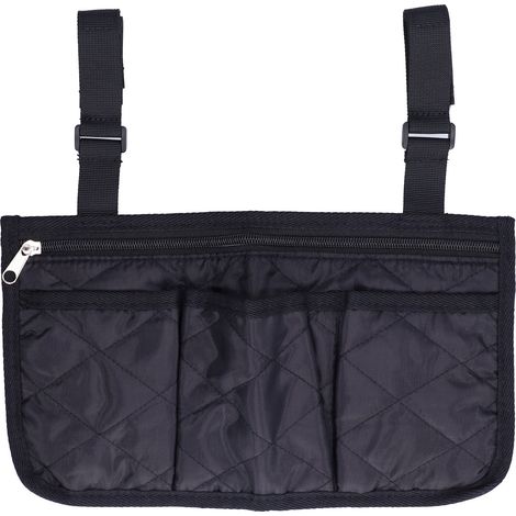 boîte de rangement-Sac de côté pour fauteuil roulant grande capacité pratique en coton et tissu non tissé (1/4)