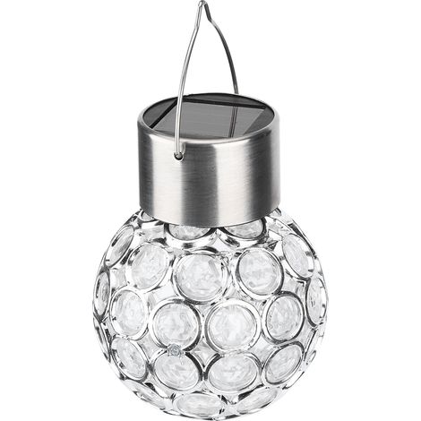 Stück LED-Hängelampen, solarbetrieben, Kugelleuchten mit Lichtsteuerung für die Gartendekoration im Freien (1/5)