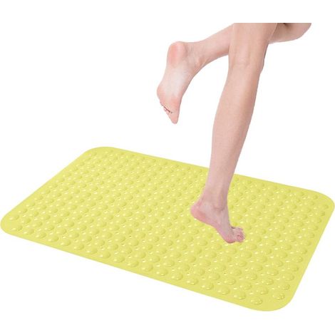 1 tapis de bain antidérapant - Vert bulle - 35 x 70 cm (1/5)