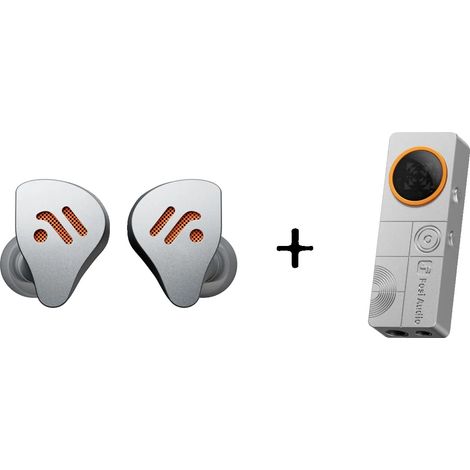 Amplificador de auriculares DAC, diseño portátil, compatible con alta resolución, DS3 IM4 Plata (1/2)