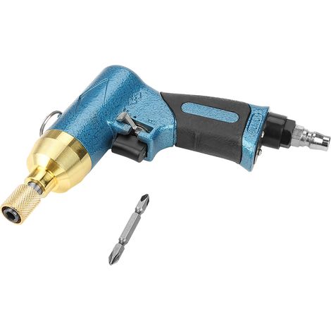 Tournevis pneumatique droit industriel 5H 9000 tr/min pour vissage (embout de vissage couleur aléatoire) (1/5)