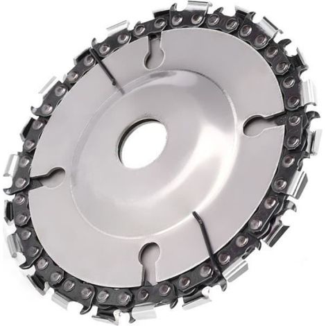 Disque De Chaîne - 102 Mm - 22 Dents - Pour Meuleuse D'Angle - Coupe Bois Plastique Caoutchouc - 1 Pièce (1/4)