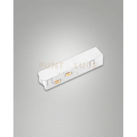 TESTATA ALIMENTAZIONE PER BINARIO 48V BIANCO L 8,1 x H 1,8CM TRACK 2,74