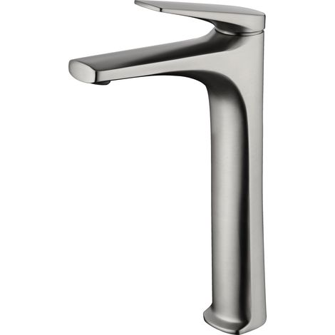 Imex - Grifo Monomando Lavabo Caño Alto Acero S.304 Serie Delos