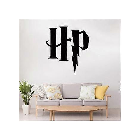 Harry Initialen Vinyl-Wandtattoo Kinderzimmer Heimdeko Tapete Abnehmbarer Vinylaufkleber DIY-Wandbild