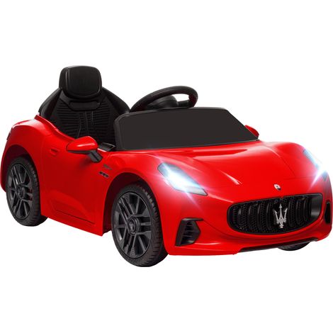 Gran Turismo Folgore Voiture électrique pour enfants, télécommande, klaxon et musique MP3 rouge, phares avec batterie 12V (1/5)