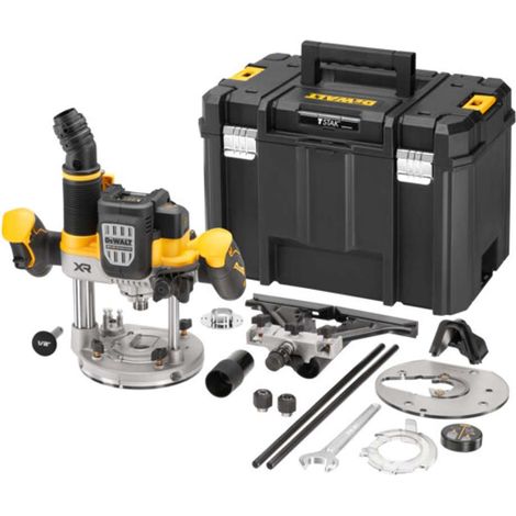 Dewalt – Défonceuse 18V DCW620NTXJ – Moteur Brushless – Vitesse variable 11000-23000 tr/min – Profondeur de plongée 70 mm – Compatible pinces 8-12 mm