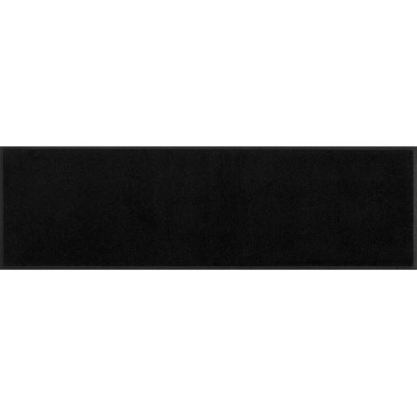 Wash+Dry Mat of Floor, Raven Black 35x120cm, indoor and outdoor, Washable, Black (1/5)