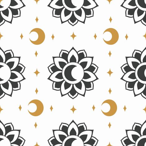 Décoration d'extérieur Oxford - Motiv Lotus et Mond I DR221 (1/5)