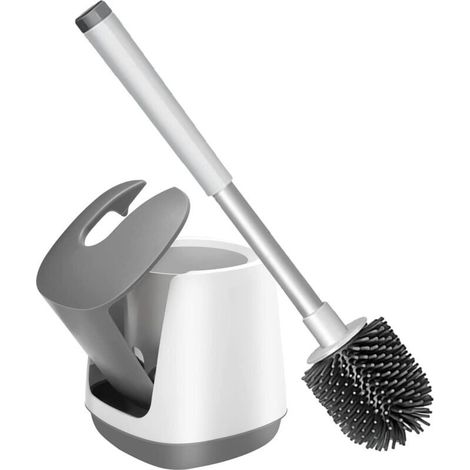 1 brosse de toilette en silicone avec support-Online Store (1/5)
