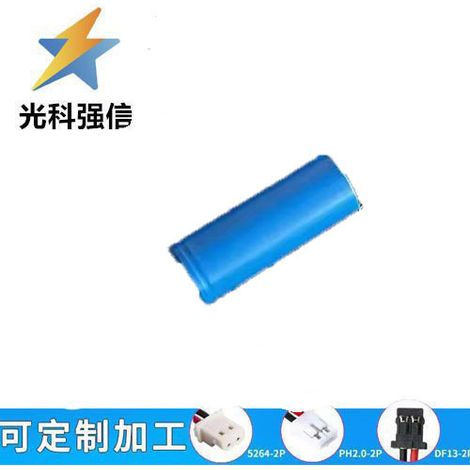 3.7V 18500 Lithium Battery LED Speaker Searchlight Headlamp Curling Iron Oxygen Supply Hair Clipper 2000MAH with Cable