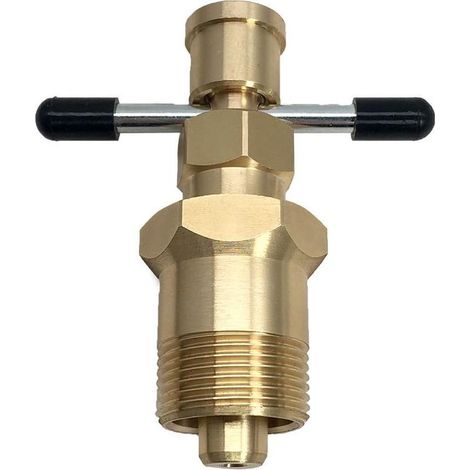 Extracteur d'olive de 15 mm et 22 mm, outil de retrait de raccords de tuyaux en cuivre et laiton massif (1/5)