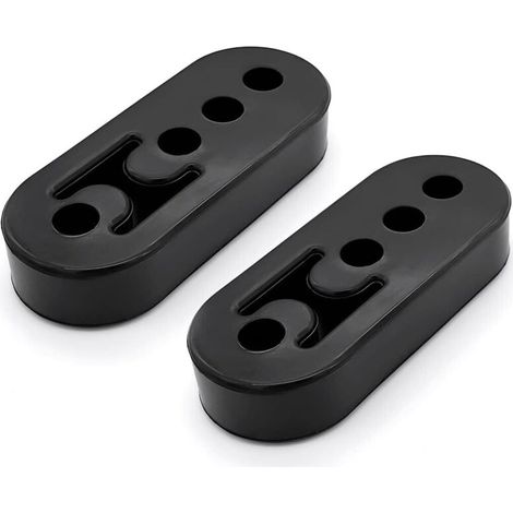 Pieces Exhaust Hanger, Rubber Exhaust Support, Universal Car Exhaust Silent Block Exhaust Pipe Support Shock Absorber Mount (10.7cm) (1/5)