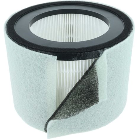 vhbw Air Filter compatible with Leitz TruSens Z-2500, Z-2000 Air Purifier - Combi Filter Pre Filter + HEPA + Activated Carbon
