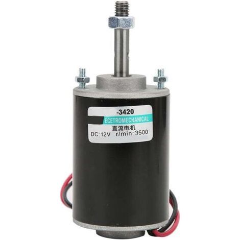 Moteur à courant continu à aimant permanent à grande vitesse à faible bruit CW CCW Mini moteurs électriques brossés 30W12V 3500RPM (1/5)