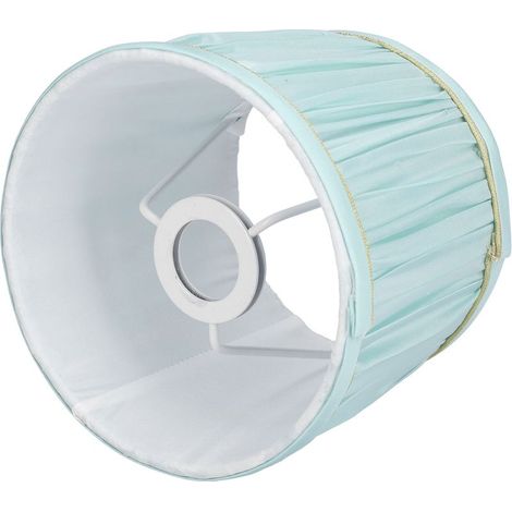 Abat-jour en tissu pour lampe E14 – Protection des yeux et design élégant (1 pièce) – Diamètre supérieur 13cm/hauteur 12cm (1/4)