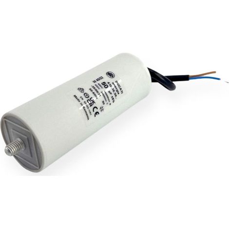 Condensateur permanent 50µF à câble - Ø45x117mm - DUCATI