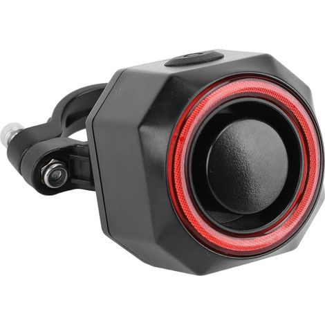 Alarme de Vélo, Capteur de Mouvement de Vibration Antivol Fort, Alarme de Vélo sans Fil avec Télécommande, Système D'alarme de sécurité du Véhicule pour Remorque Moto Scooter Ebike (1/5)