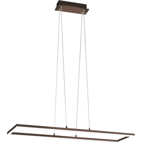 Plafonnier suspendu Bard LED 52W Corten 3394-45-361 Fabas Luce