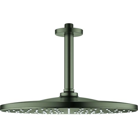 Grohe Rainshower Mono 310 Kopfbrauseset, Deckenauslass 142mm, 1 Strahlart, max. Durchfluss 7,5l/min, Satin Graphite, 26560MG0 (1/4)