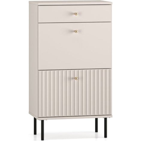 Schuhschrank mit 2 Türen und 1 Schublade „Nova Cachemire“ (1/5)