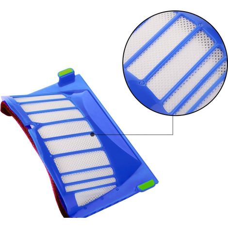 YanBan Lot de 6 filtres de Rechange compatibles avec Les aspirateurs iRobot Roomba série 600 605 610 620 630 650 660 (1/4)