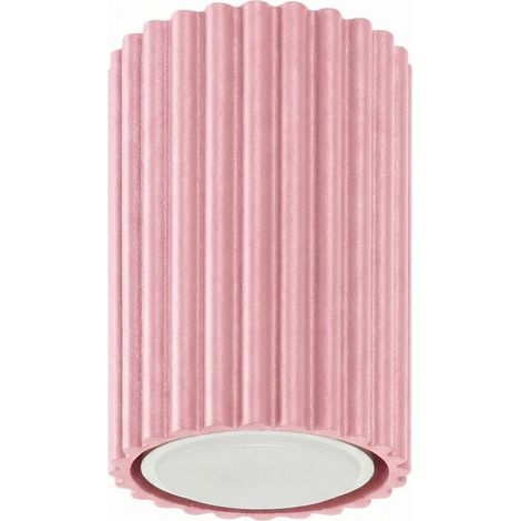 Plafoniere KARBON rosa 6.5x10x6.5cm Alluminio Sollux (1/5)