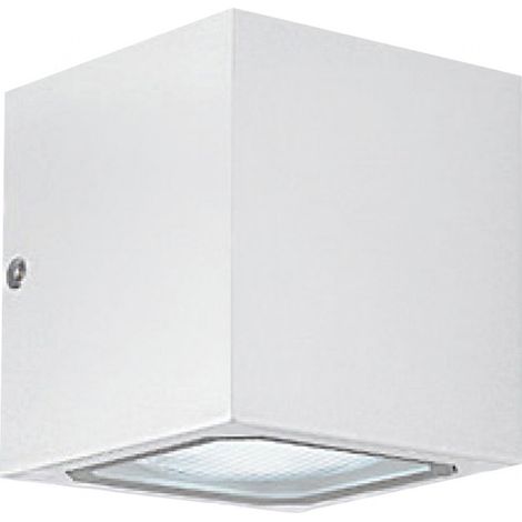 Applique gea led apo ges173 led ip54 gx53 lampada parete moderna biemissione esterno