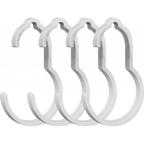 Crochets de salle de bain pour serviettes, lot de 4 crochets robustes pour vêtements, crochets de salle de bain résistants, crochets rotatifs à 360° (1/5)