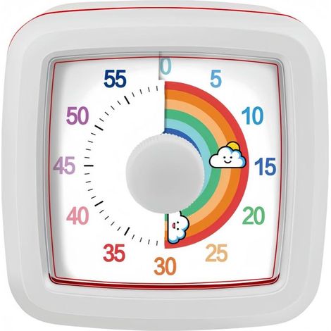 visueller-timer-fur-kinder-und-erwachsene-60-minuten-countdown-fur-klassenzimmer-kuche-buro-pomodoro-zeitmanagement-tool-fur-kleinkinder-mit-adhs-wei-215031164 (1/5)