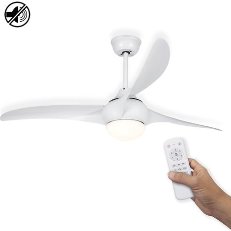 Ventilador de techo silencioso VT517 con luz y mando, Motor DC (1/4)