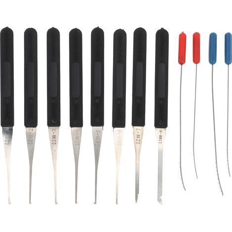 Kit de 12 Extracteurs de Claviers Cassés - Tailles 0.2 à 0.4mm, pour Réparation et Entretien Informatique