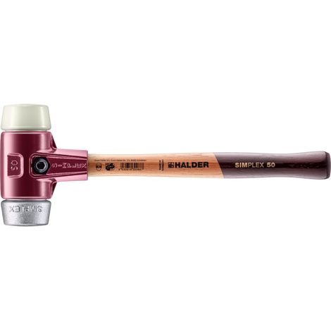 HALDER SIMPLEX Schonhammer Ø 50 mm Nylon / Weichmetall (1/5)