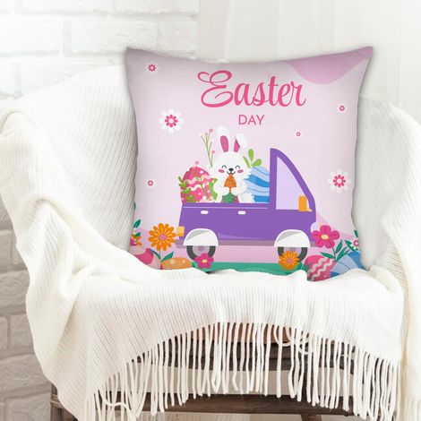 Housse de coussin carrée standard 45x45cm léger pour couple mère père famille amis amoureux animaux de compagnie (1/5)