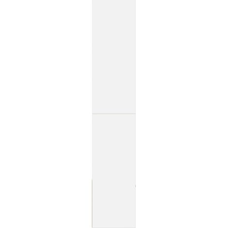 vidaXL Bücherregal weiß 100x36x189 cm Spanplatte
