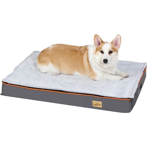 Cuscino Materassino per cani Materasso Cuccia per cane Taglia Grande in Memory foam Sfoderabile Lavabile - L 95x70x8cm