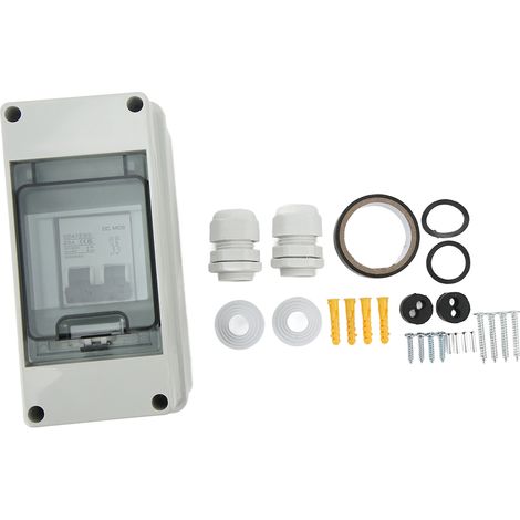 DC-Miniatur-Leistungsschalter 2P 25A IP65 PA66 Gehäuse-Leistungsschalter für netzunabhängige Solaranlagen 1000V (1/5)